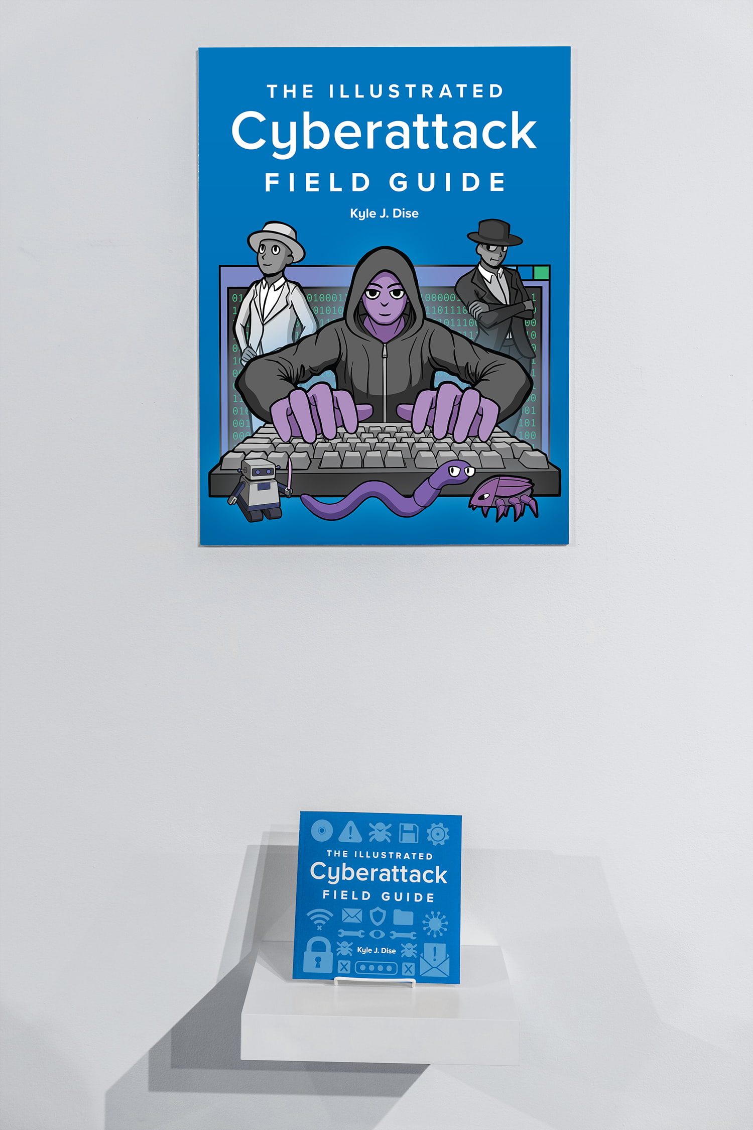 Front and back cover of The Illustrated Cyberattack Field Guide