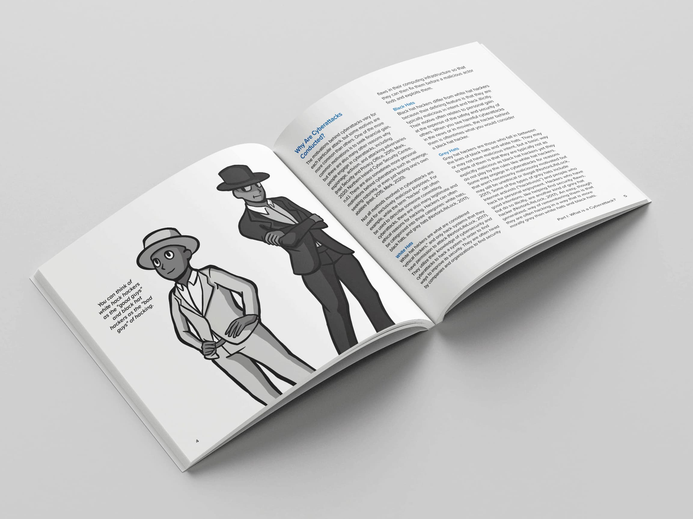 Illustrated page spread from the Illustrated Cyberattack Field Guide